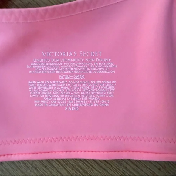 Victoria's Secret Unlined Demi Lace Bra - Picture 6 of 6